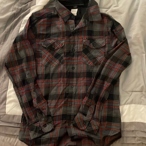 Split Co USA Men’s flannel button down shirt Size Small - Picture 1 of 4